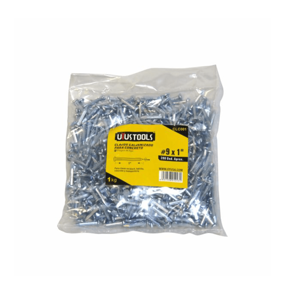 CLAVOS GALVANIZADOS PARA CONCRETO UYUSTOOLS1