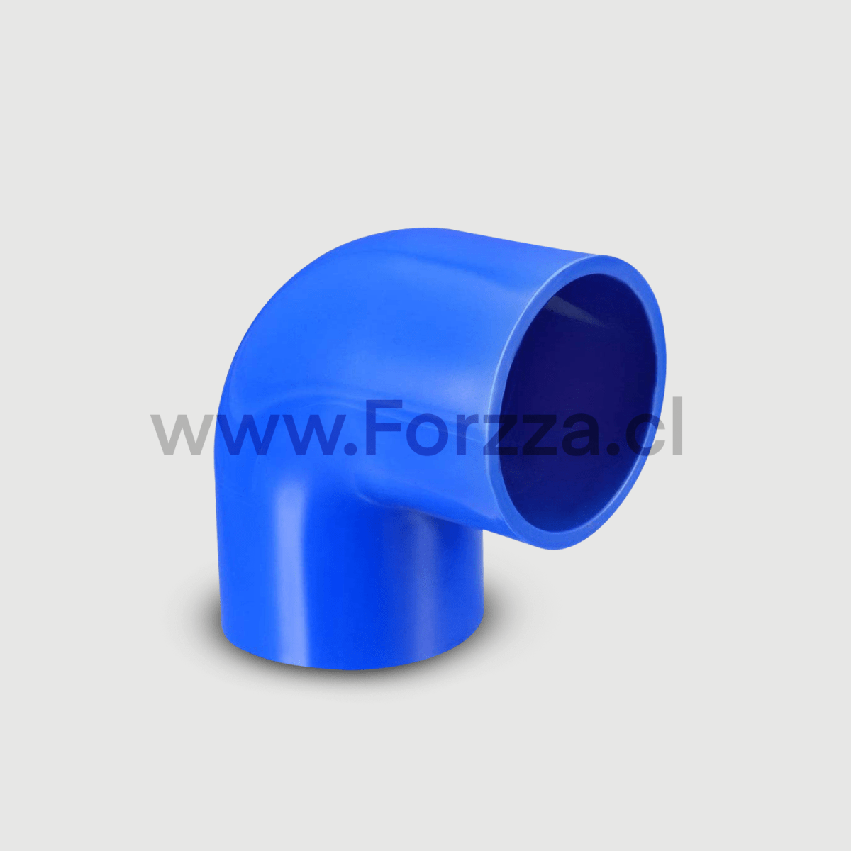 CODO 90? U-PVC AZUL FORZZA 63MM1
