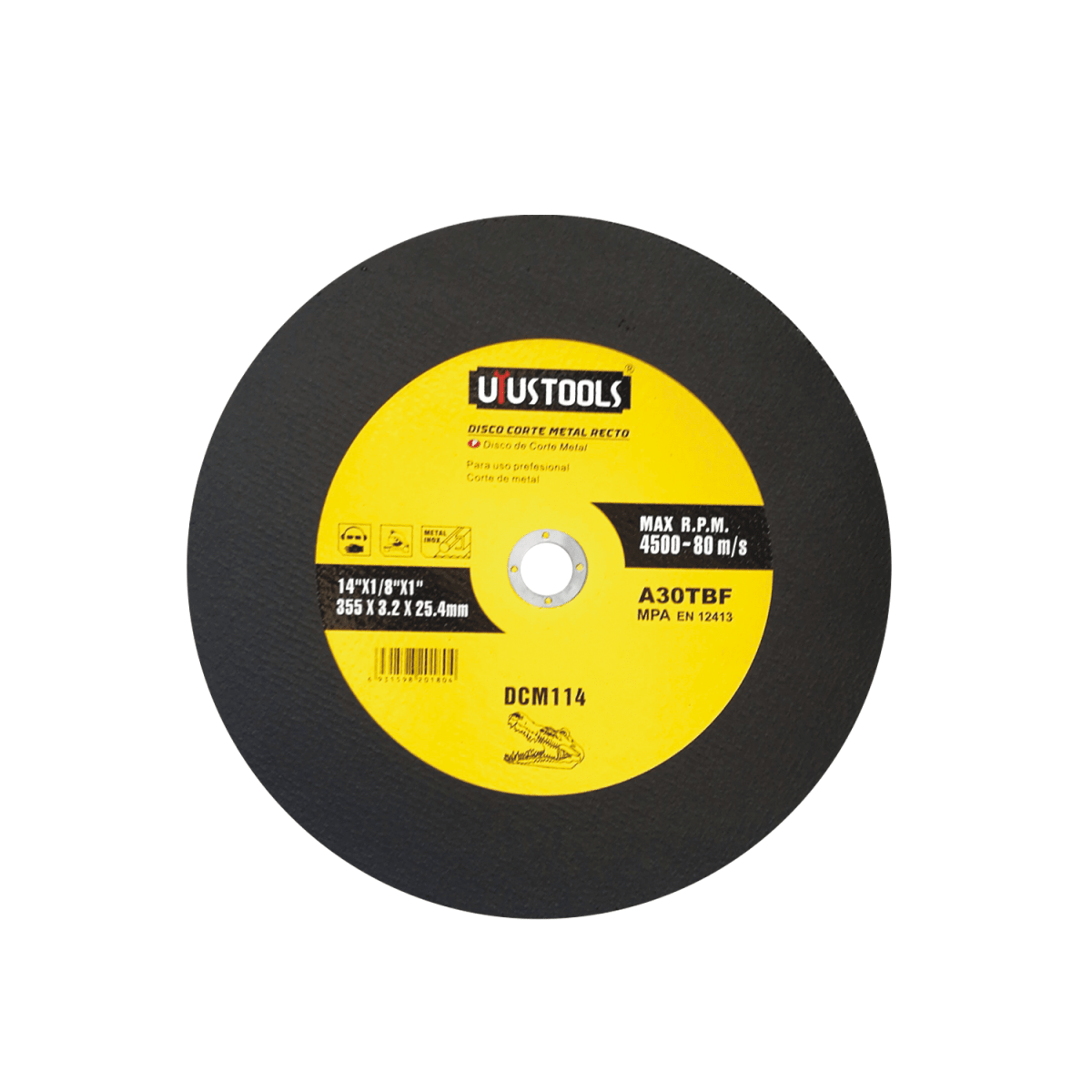 DISCO CORTE TRONZADORA 355MM UYUSTOOLS1