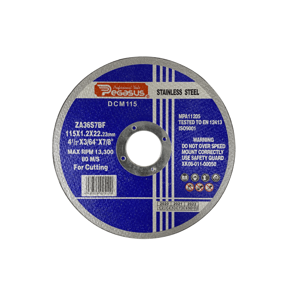 DISCO DE CORTE 115MM PEGASUS1