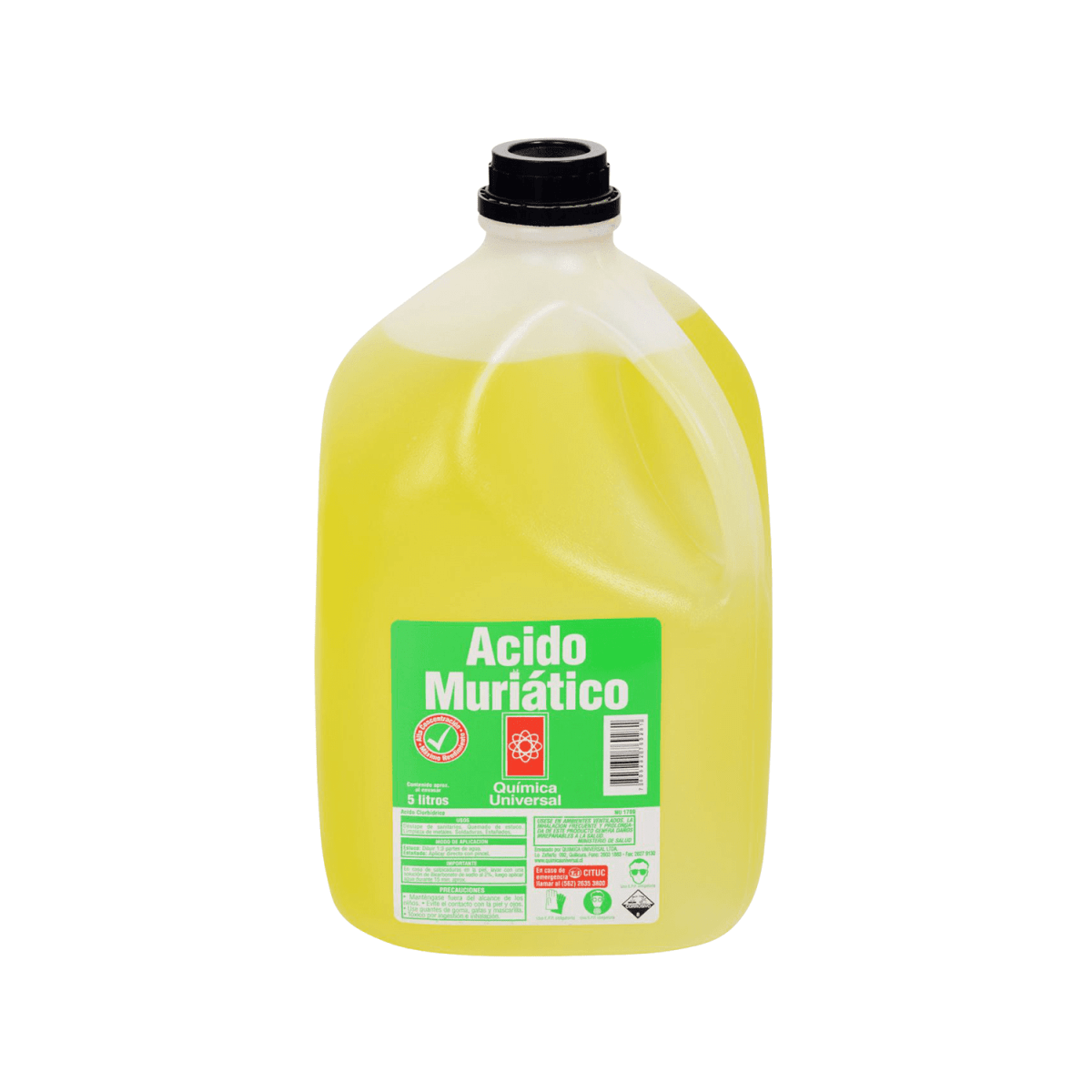 ACIDO MURIATICO BIDON 5 LTS QUIMICA UNIVERSAL1