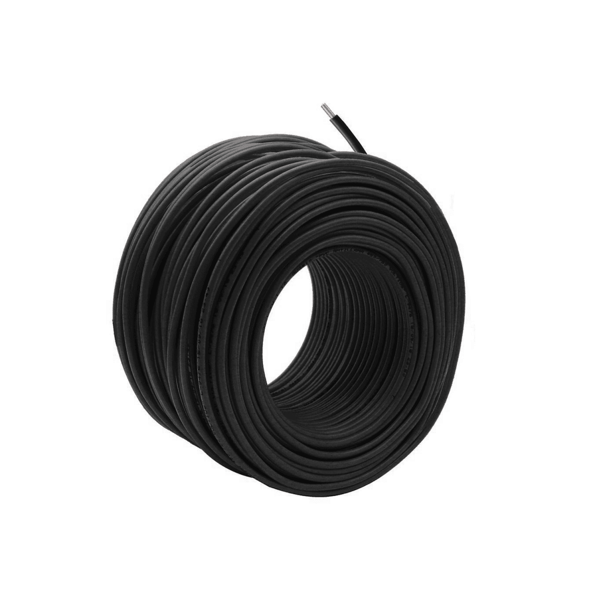 ALAMBRE DE COBRE AISLADO 2.5MM COLOR NEGRO ROLLO 100MTS1