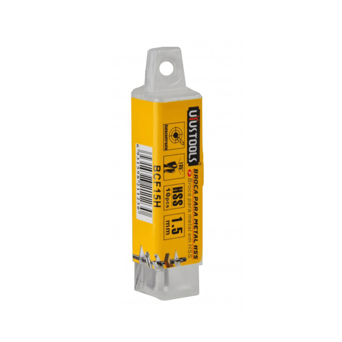 BROCA PARA METAL HSS 1.5MM SET 10UN UYUSTOOLS1