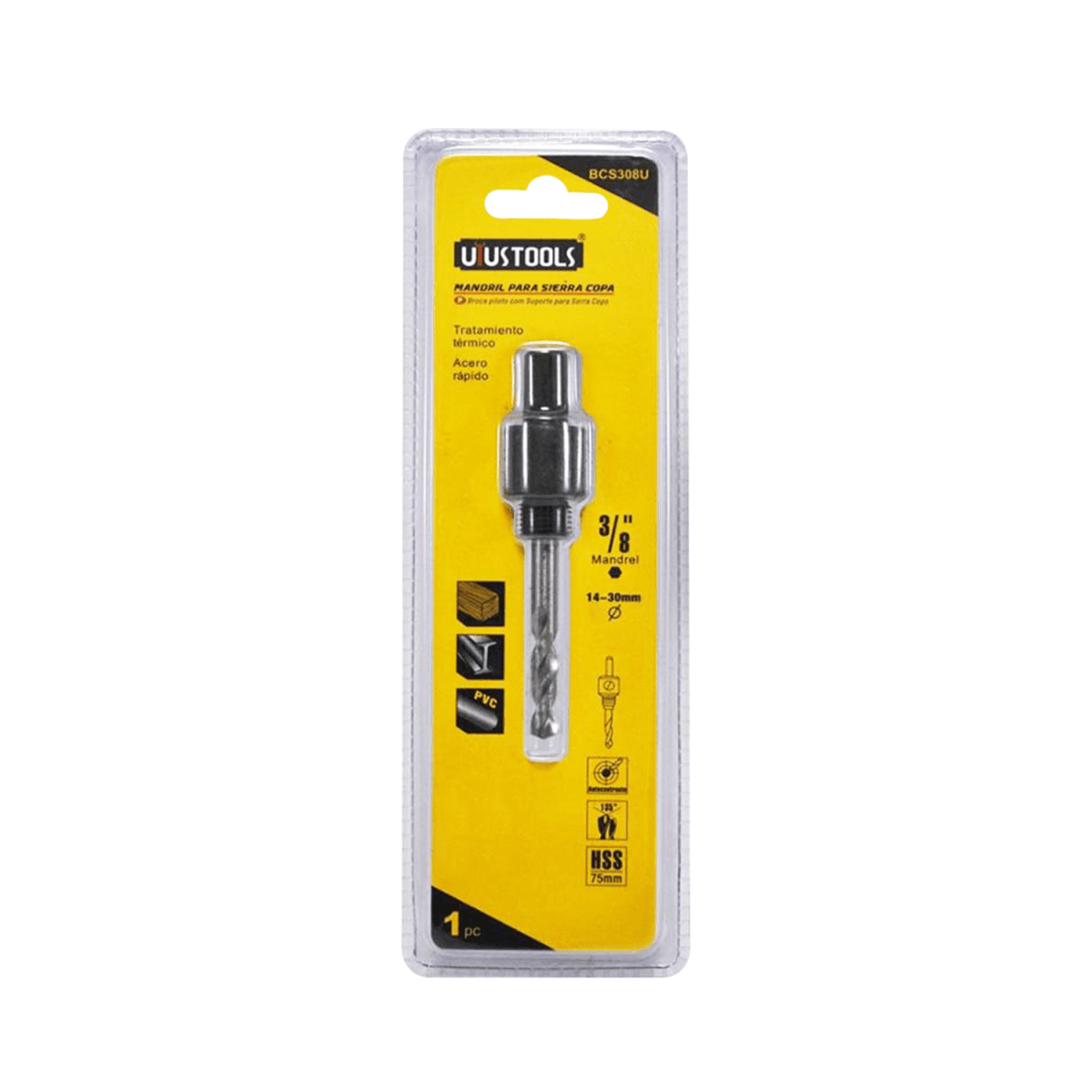 BROCA DE SIERRA COPA 3/8 14-30MM UYUSTOOLS1