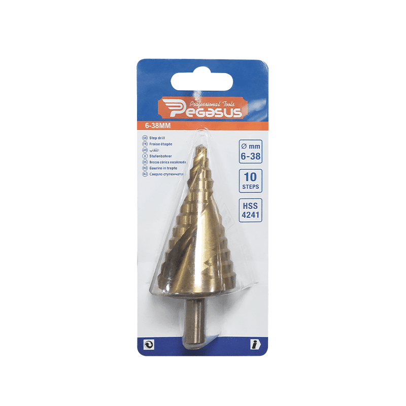 BROCA ESCALONADA INDUSTRIAL 6-38MM PEGASUS1