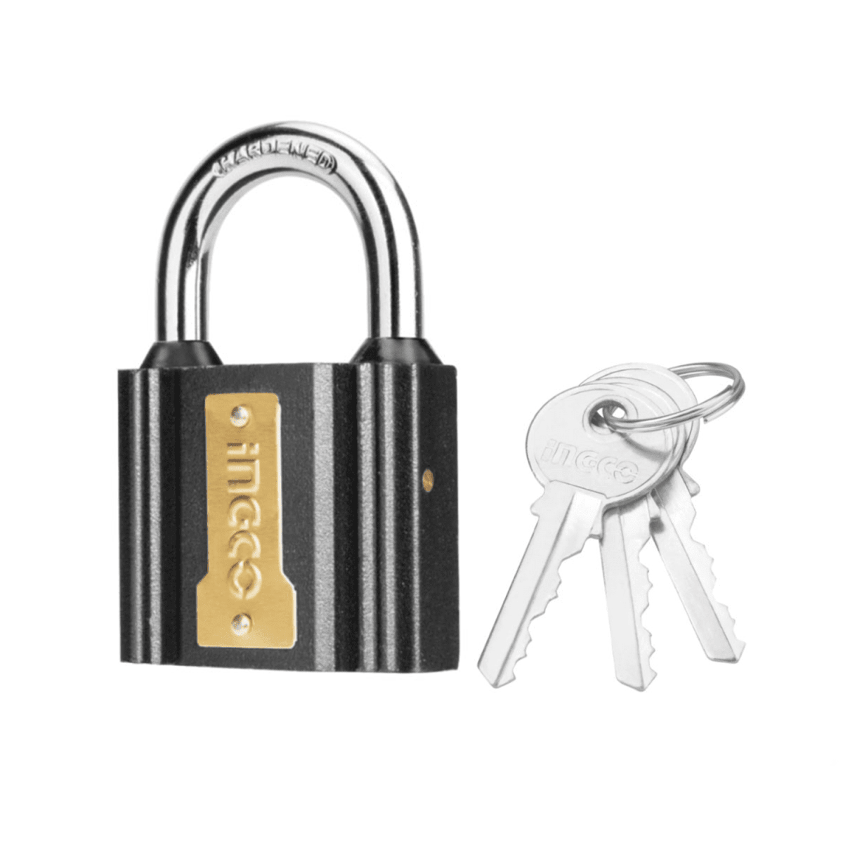CANDADO HIERRO 32MM 3 LLAVES INGCO1
