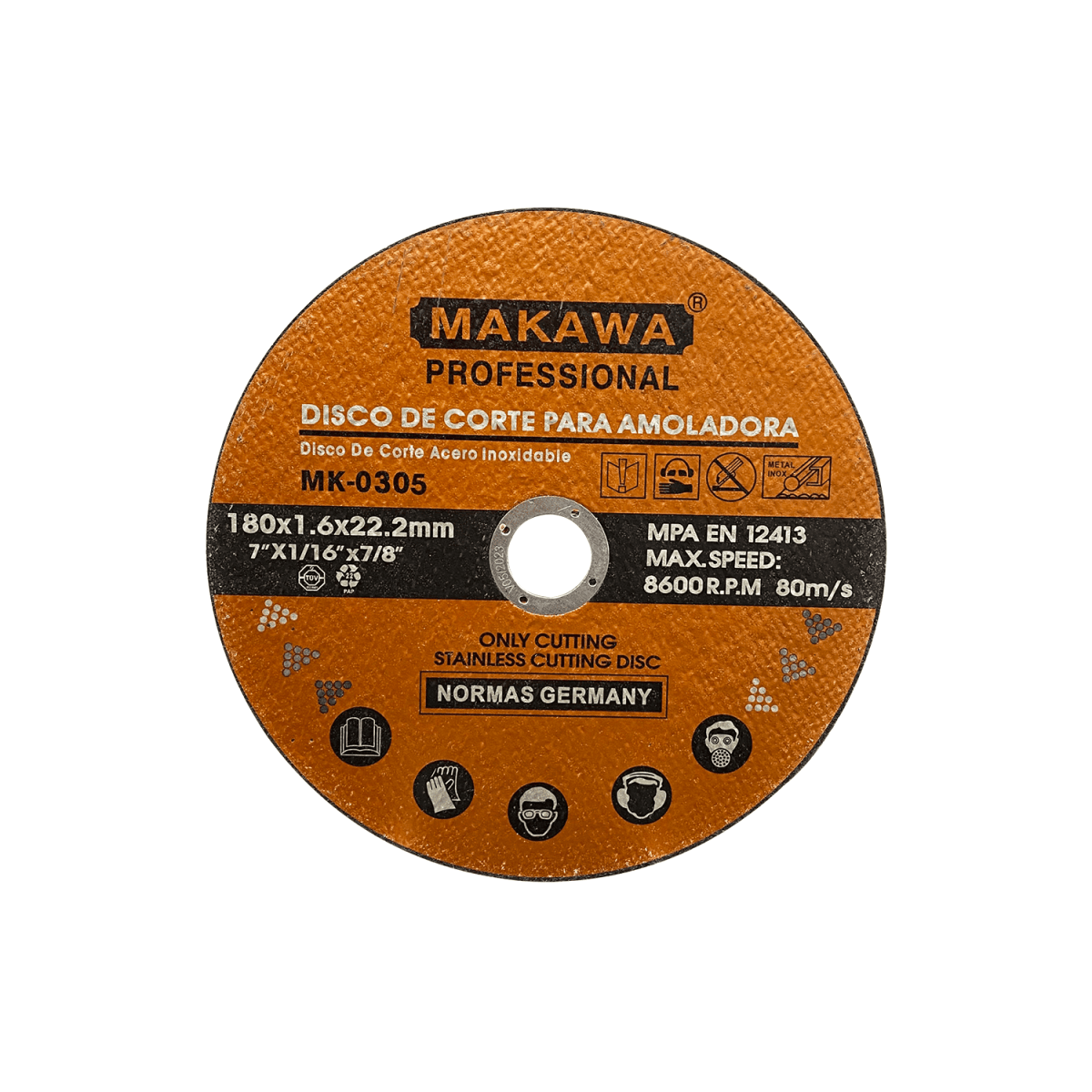 DISCO DE CORTE 180X1.6X22.2MM MAKAWA1