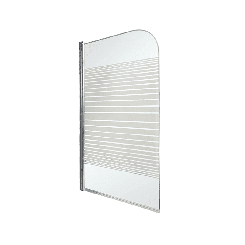 VIDRIO CLARO C/LINEA PERFIL CROMADO 6MM1