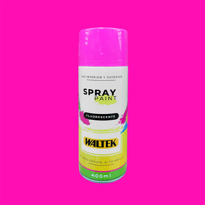AEROSOL 350 ML COLOR FLUORESCENTE ROSA WALTEK1