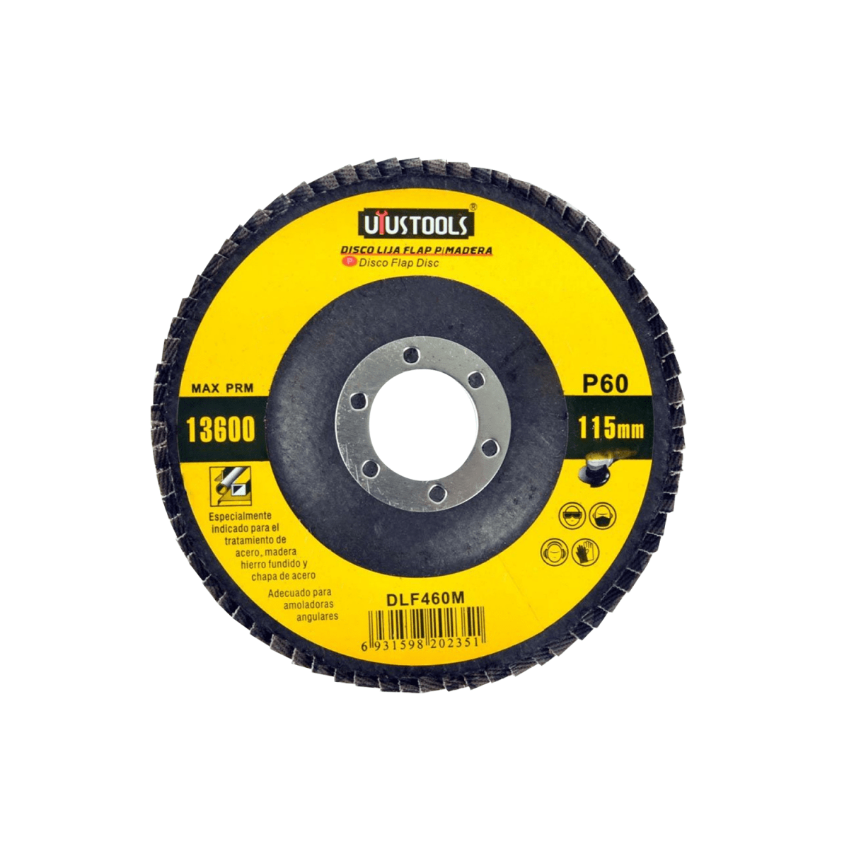 DISCO LIJA MAD 115M UYUSTOOLS - DLF460M1