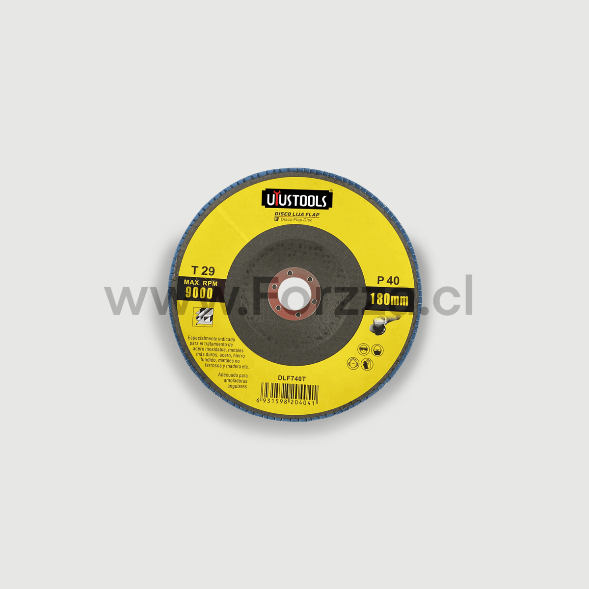 DISCO LIJA FLAP P/METAL 180MM #401