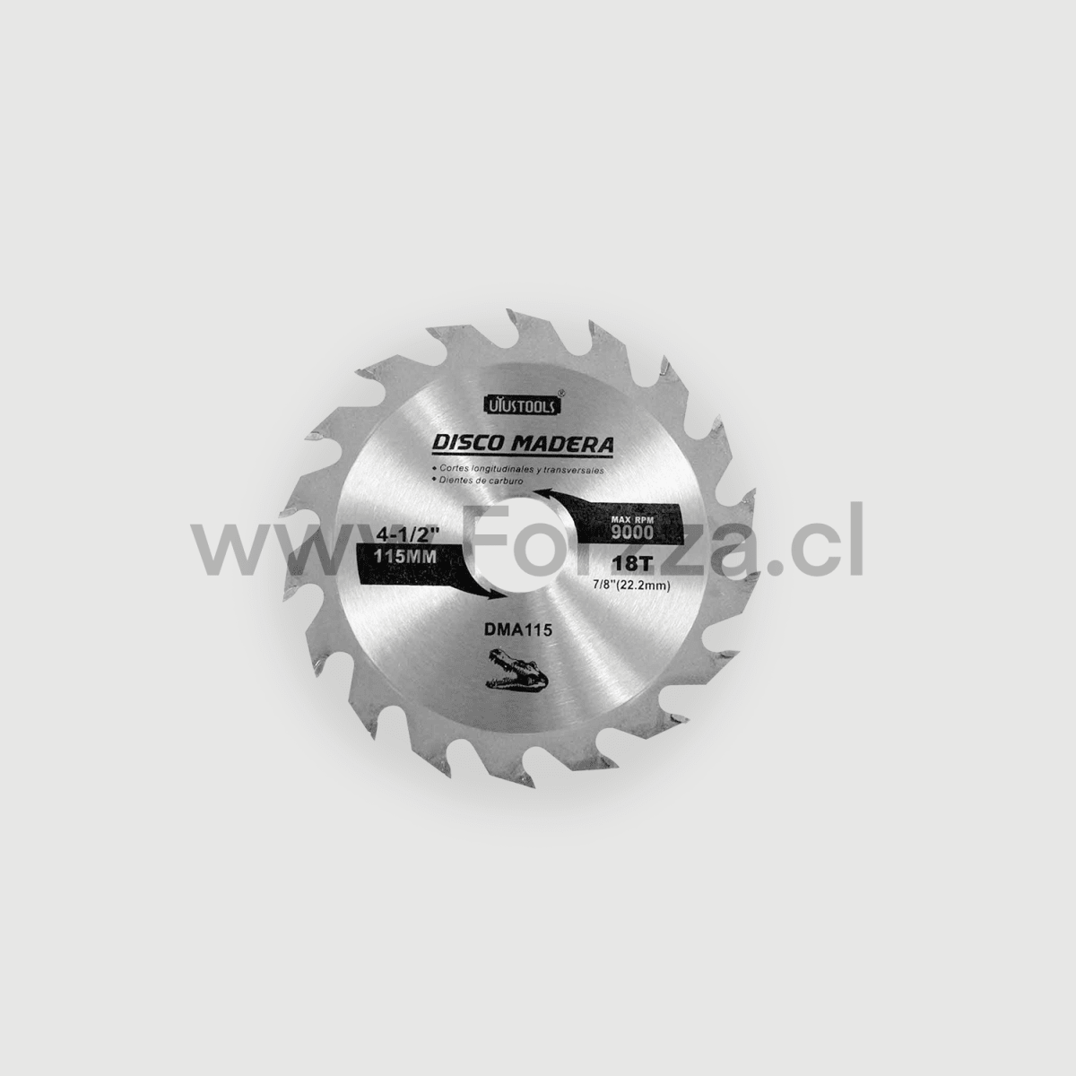 DISCO UYUSTOOLS DMA115 MADERA 115X 18D 200UN/CAJA1