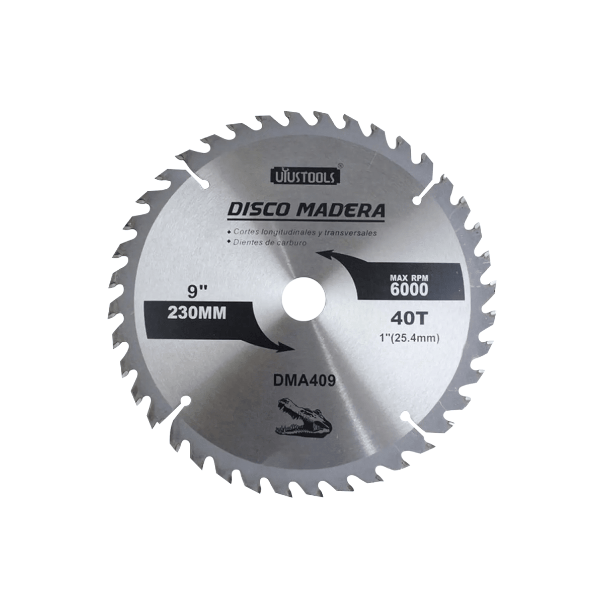 DISCO DE CORTE D/MADERA 9X40T UYUSTOOLS DMA4091