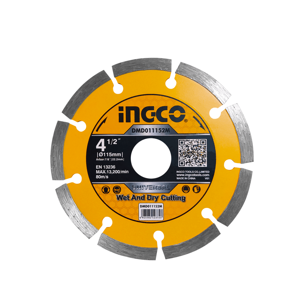 DISCO DIAMANTADO 41/2 SEGMENTADO INGCO2