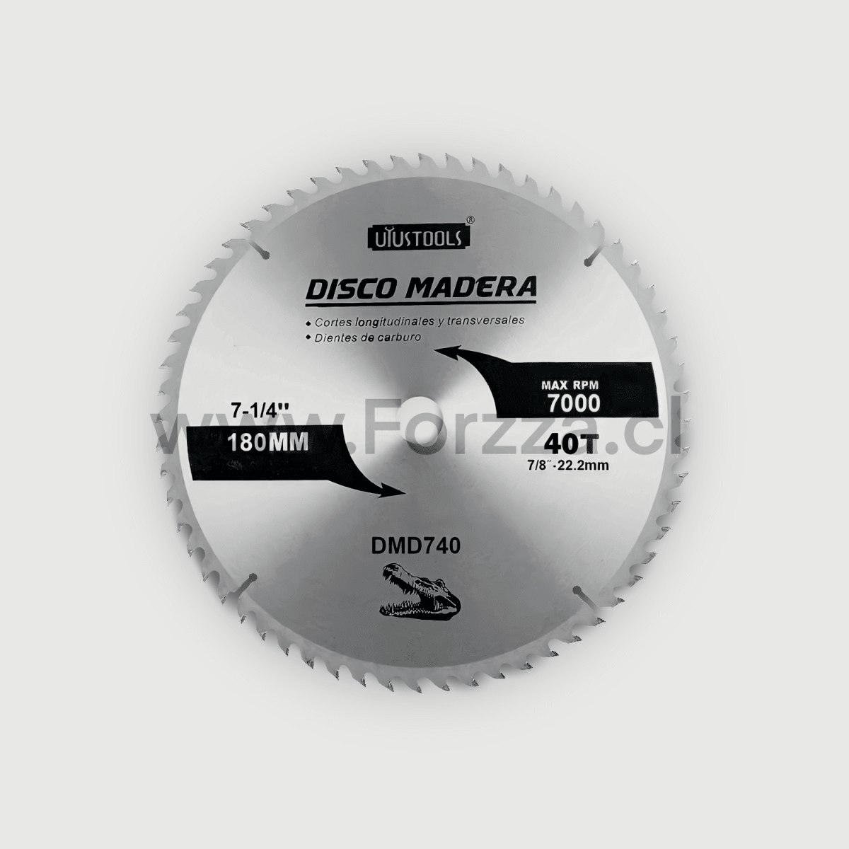 DISCO UYUSTOOLS SIN MODELO MADERA 180 X 40T1