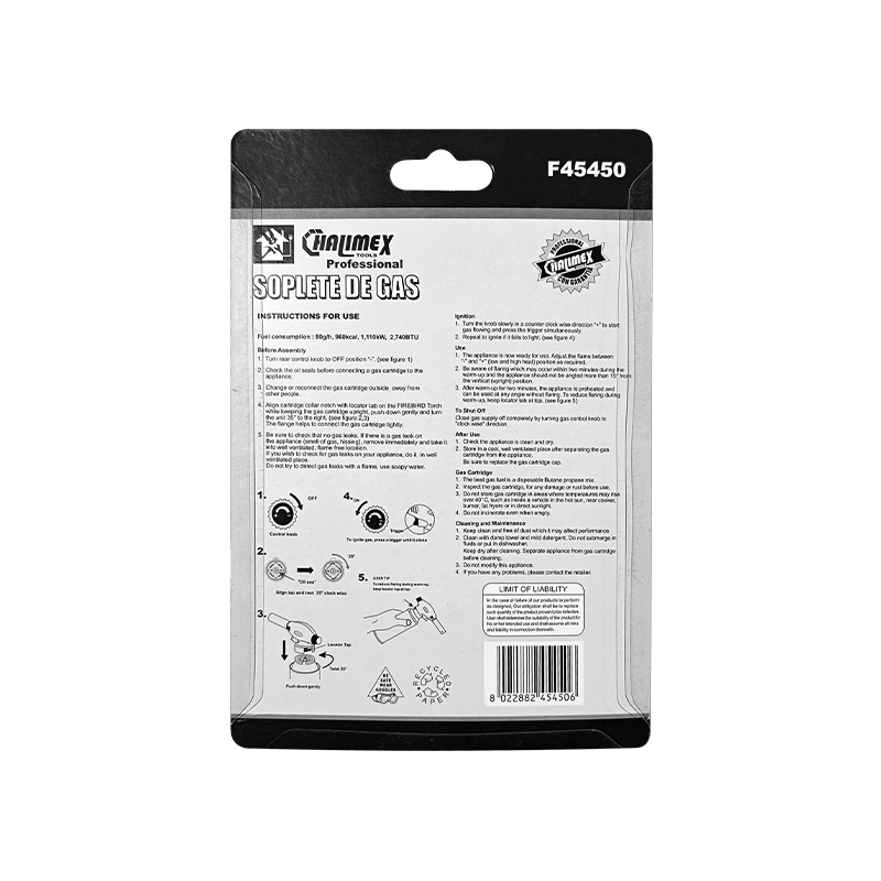 SOPLETE DE GAS CHALIMEX1