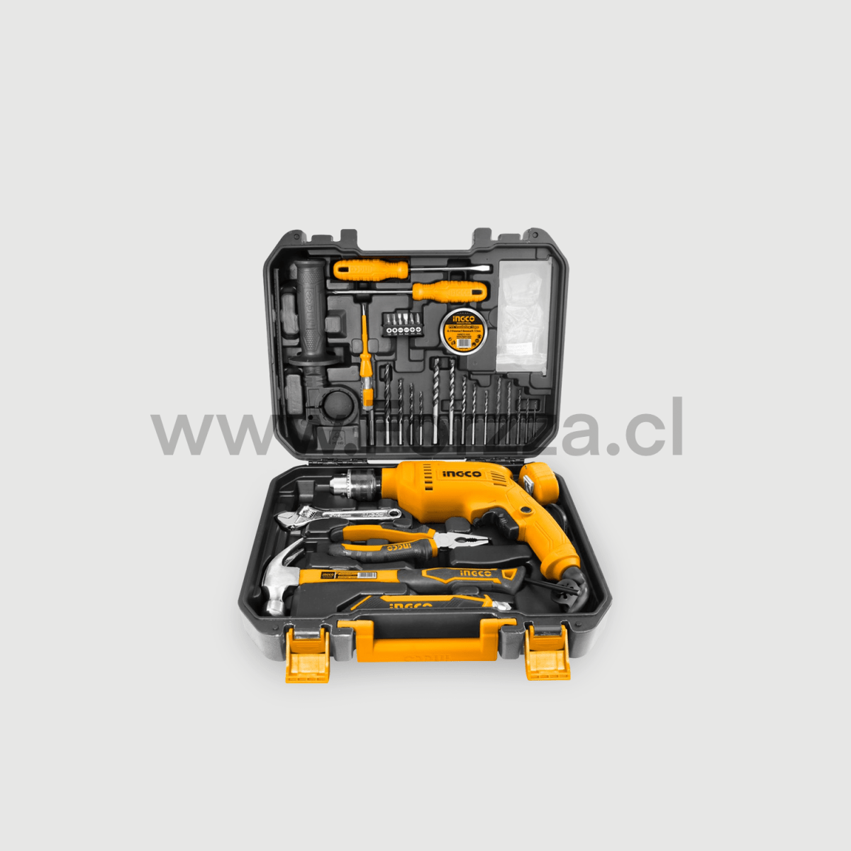 TALADRO PERCUTOR + HERRAMIENTAS1