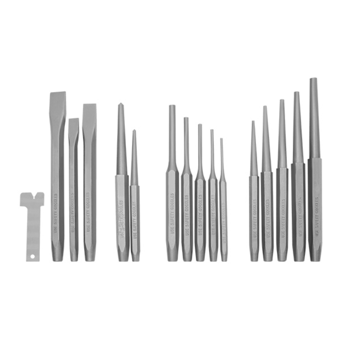 JUEGO PUNZON Y CINCEL 16PCS KAMASA1