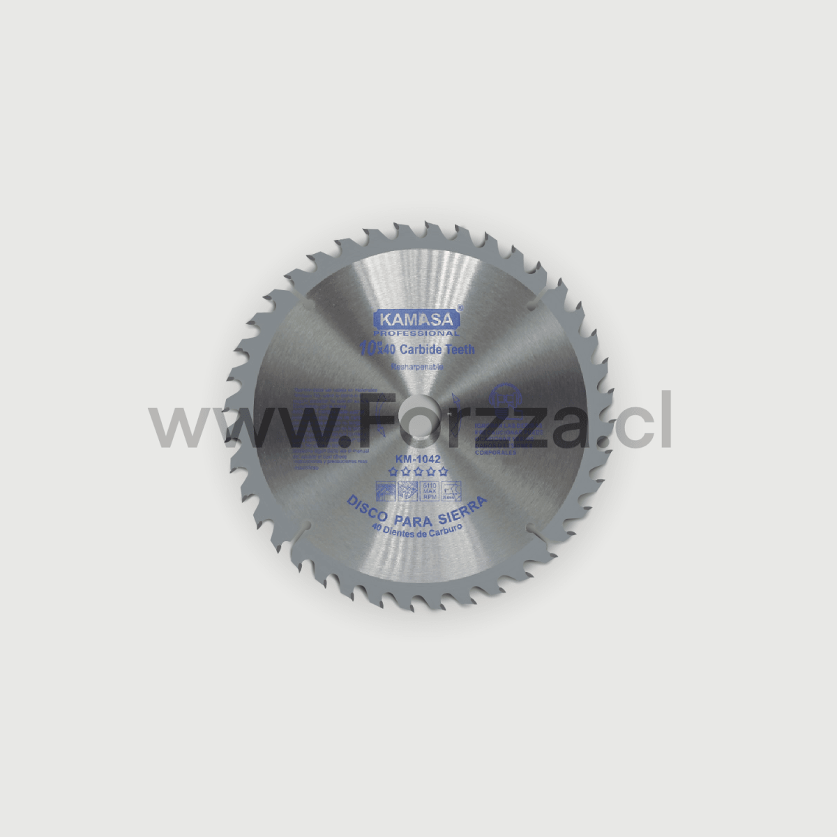 DISCO P/SIERRA 10 KAMASA 250*40T*1 PESADO .1