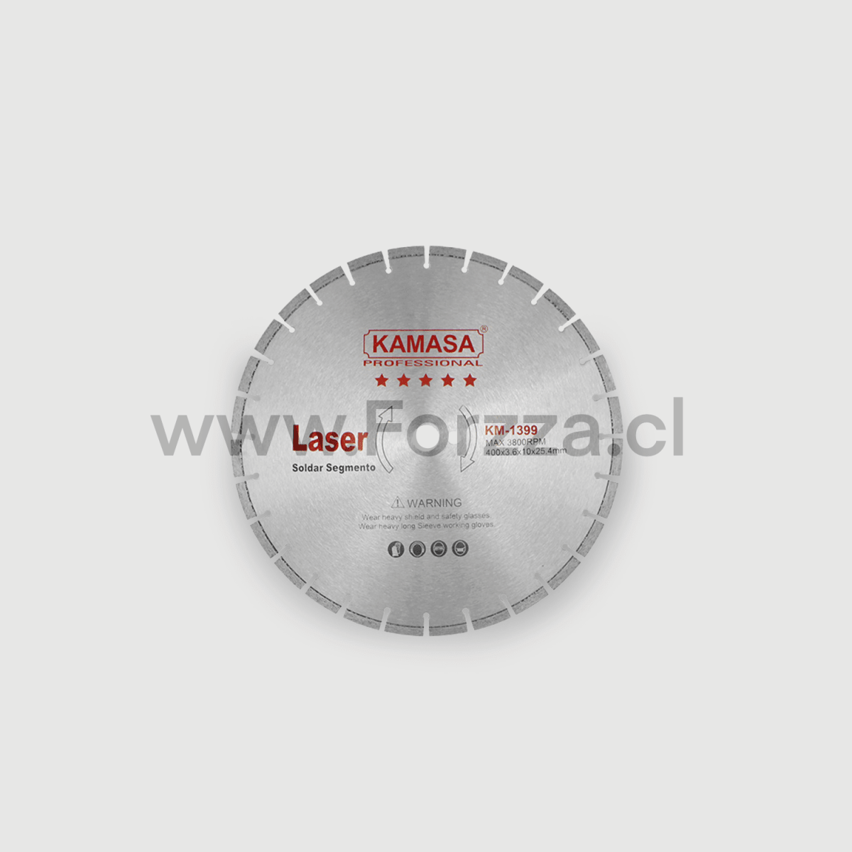 DISCO DIAMANTADO 16 KAMASA 400*3.6*10*25.4MM LASER SOLDADURA2
