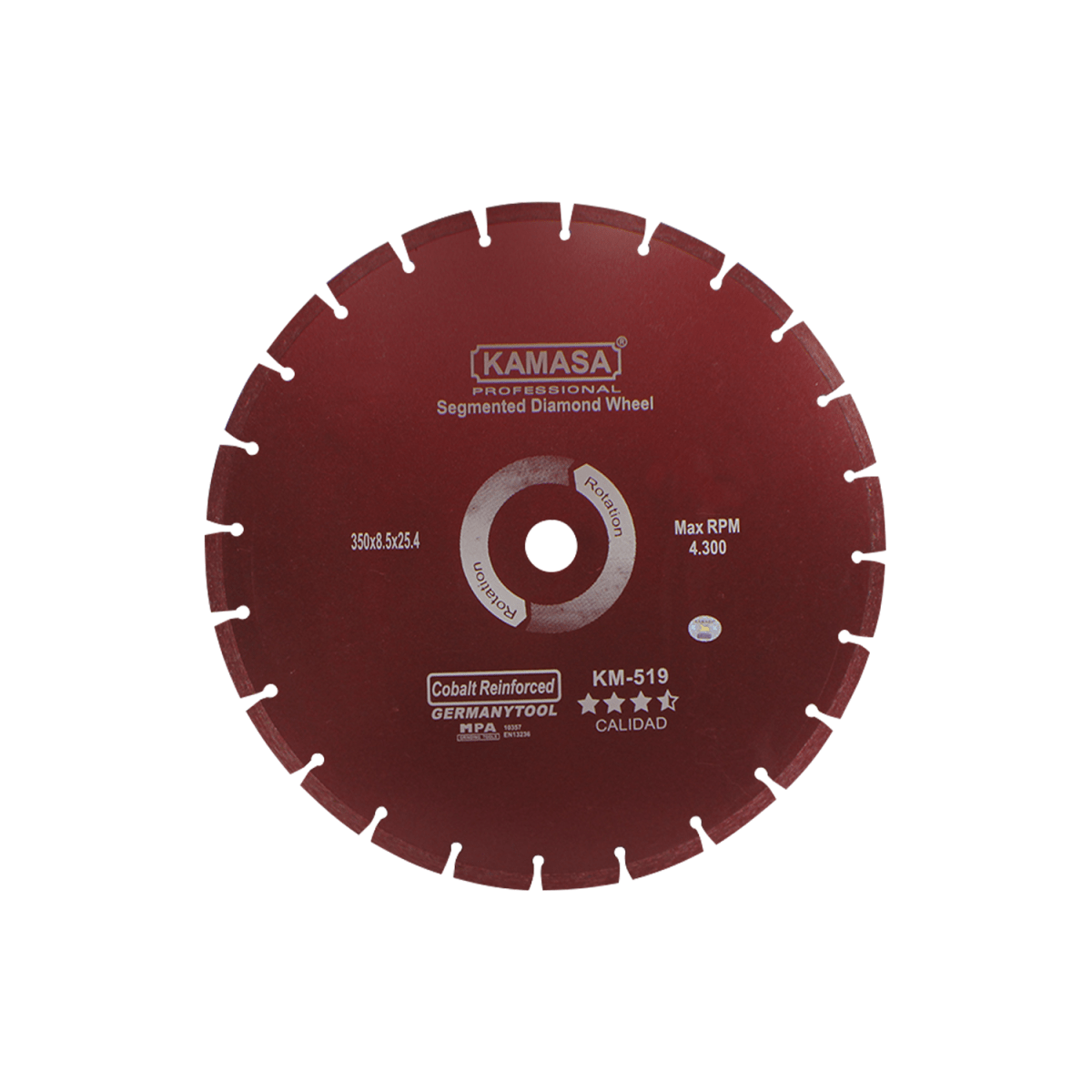 DISCO DIAMANTADO DE 14 KAMASA KM-5191