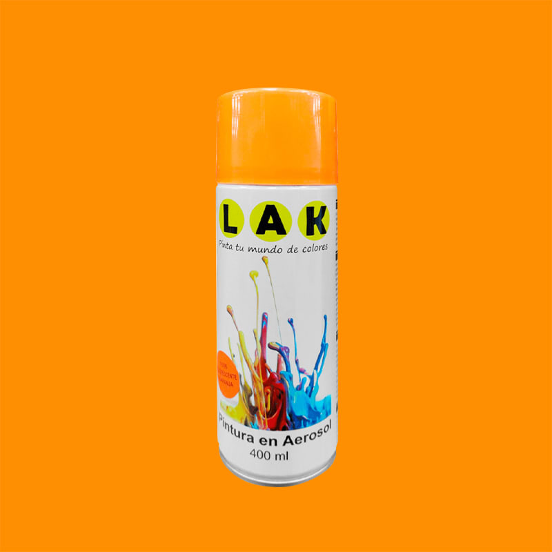 PINTURA SPRAY NARANJA LAK1