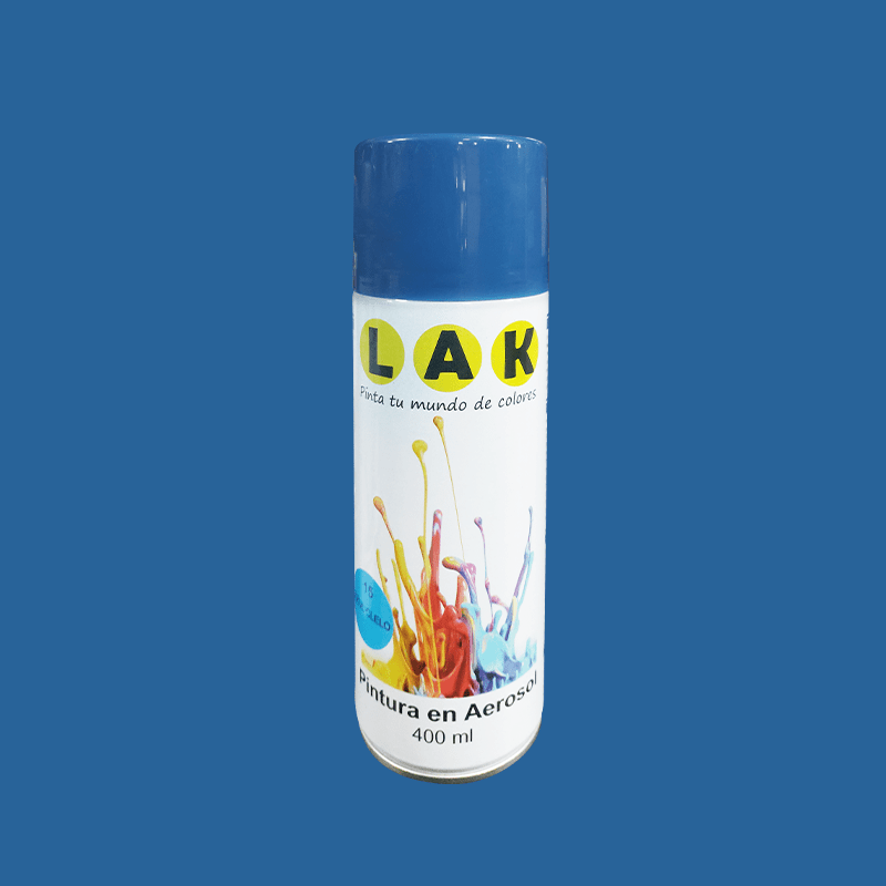 PINTURA EN AEROSOL LAK 400ML COLOR AZUL CIELO1