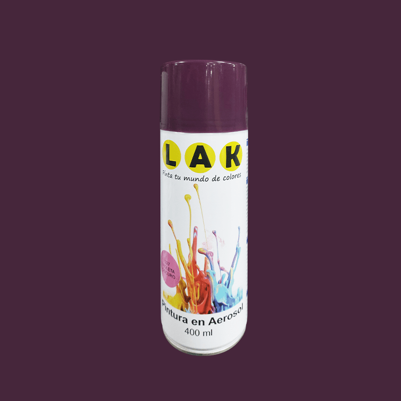 PINTURA EN AEROSOL LAK 400ML COLOR VIOLETA1