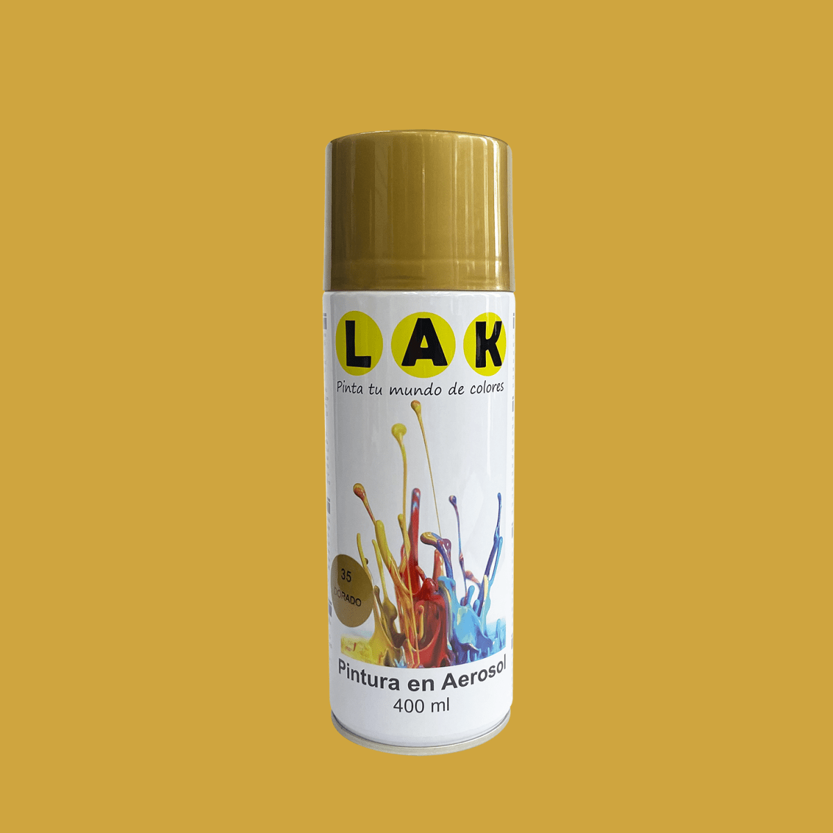PINTURA SPRAY DORADO LAK1