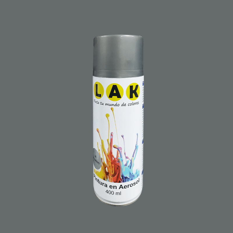PINTURA EN AEROSOL LAK 400ML COLOR SILVER1