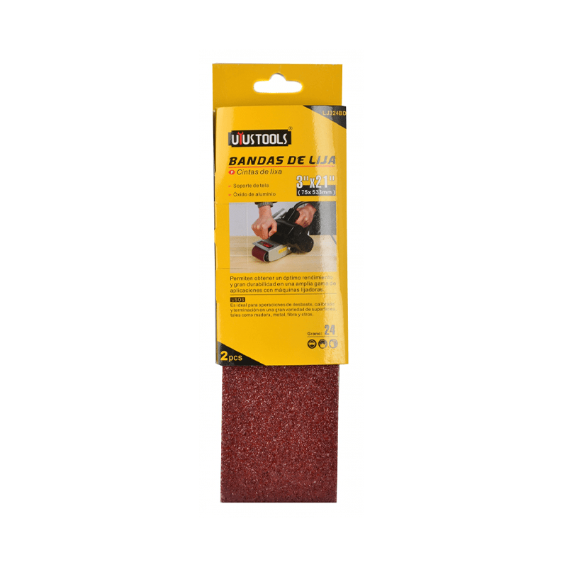 BANDAS DE LIJA 3 X21 - 2 PCS/SET #24 UYUSTOOLS1