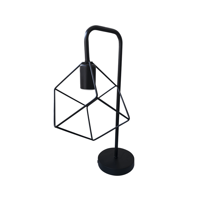 LAMPARA DE MESA CON FORMA DE CUADRADO1