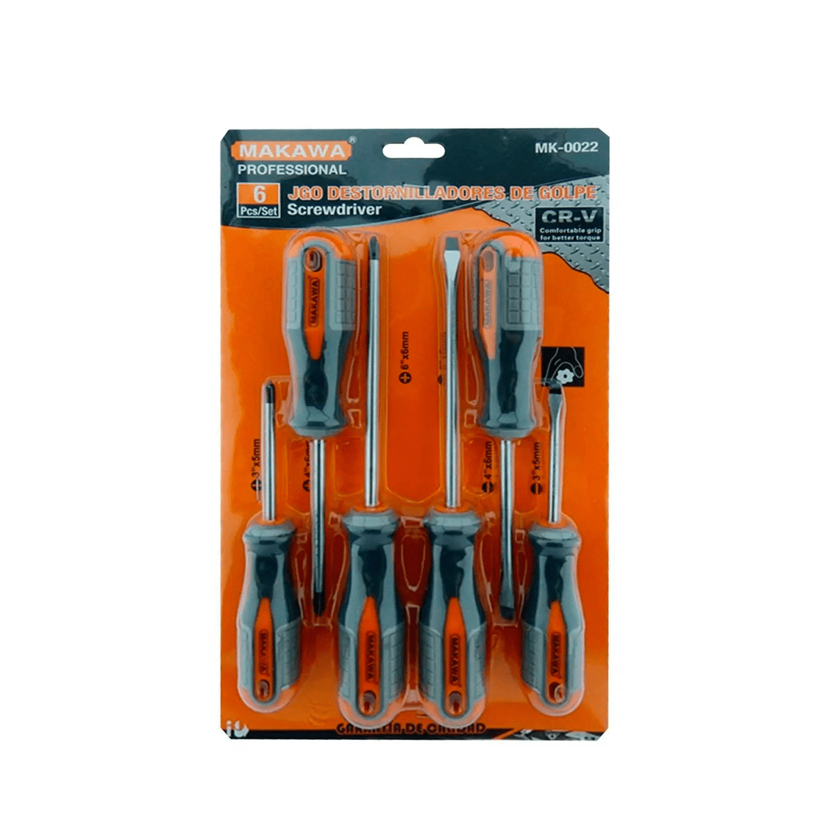 JUEGO DESARMADORES 6PC MAKAWA1
