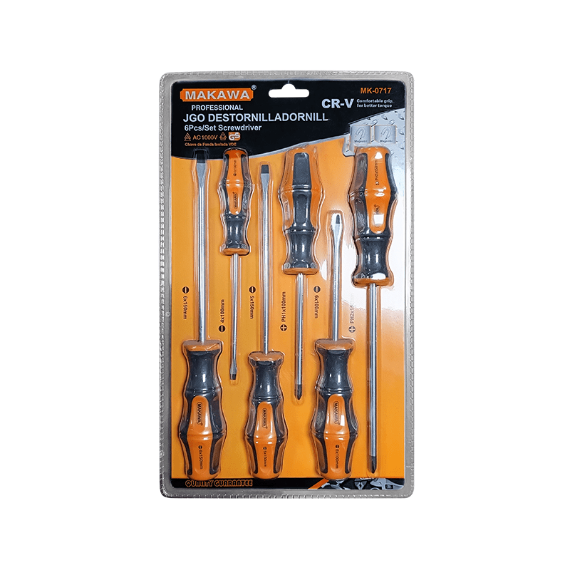 SET DESTORNILLADOR 6 PCS MAKAWA2