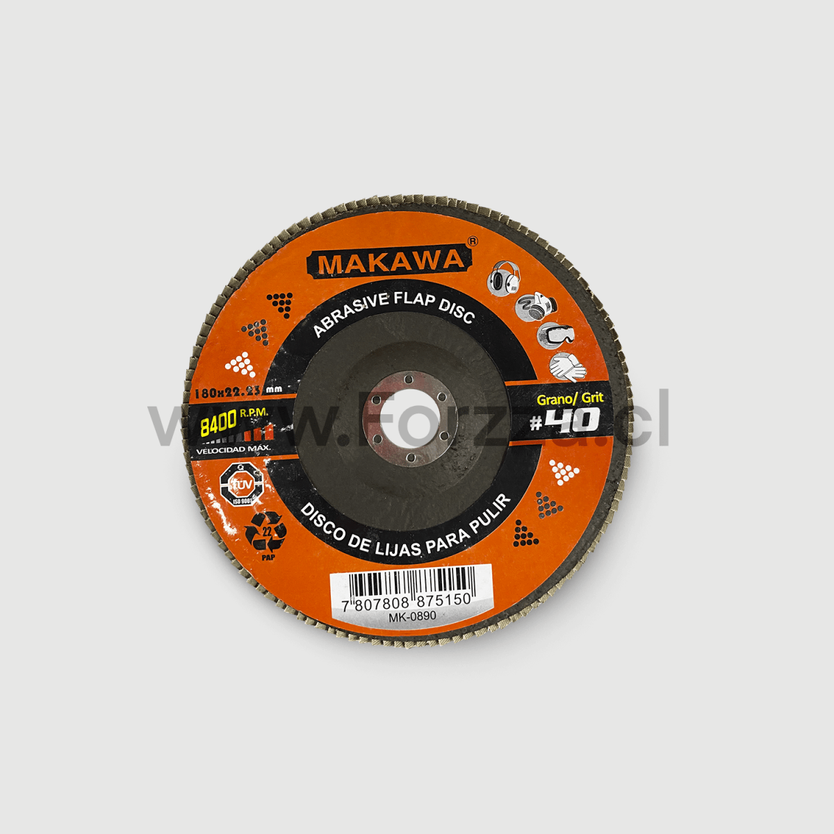 DISCO LIJA DE PULIR MARCA KAMASA S/M MK-0890 S/INF1