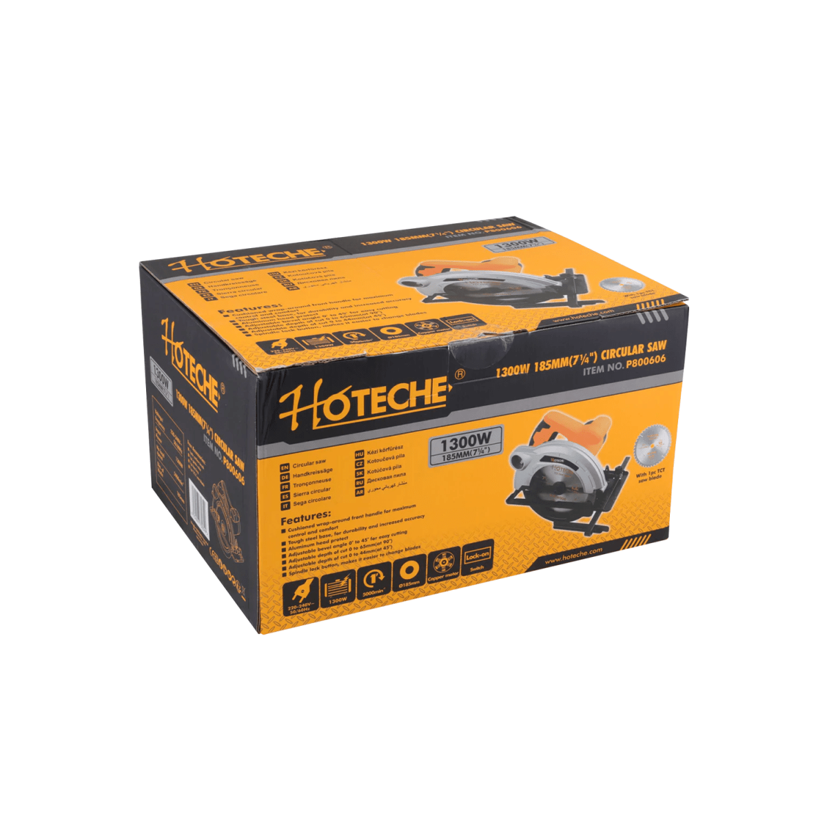 SIERRA CIRCULAR 185MM - 1300 W HOTECHE1