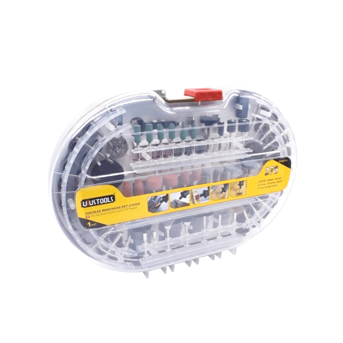PIEDRAS MONTADAS SET 276PCS UYUSTOOLS PDM2763