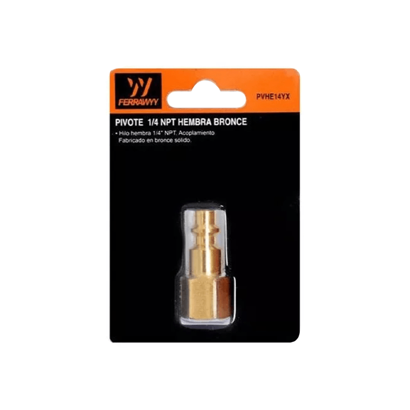 PIVOTE 1/4 NPT HEMBRA BRONCE FERRAWY1