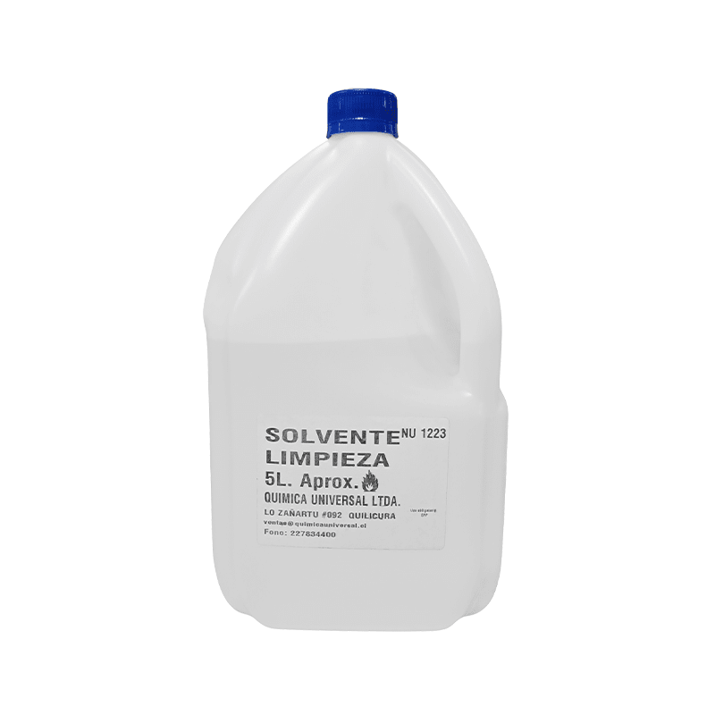 LIMPIASOL 5LT (SOLVENTE LIMPIEZA) QUÍMICA UNIVERSAL1