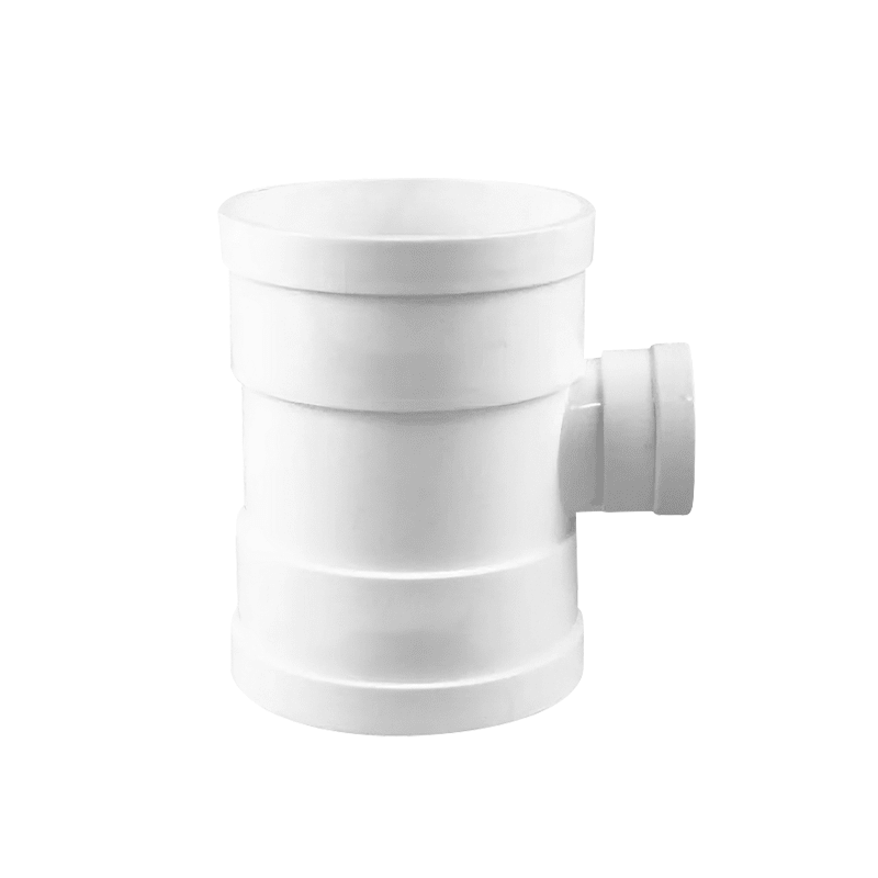 TEE C/REDUCCION U-PVC BLANCO FORZZA 110MMX50MM1