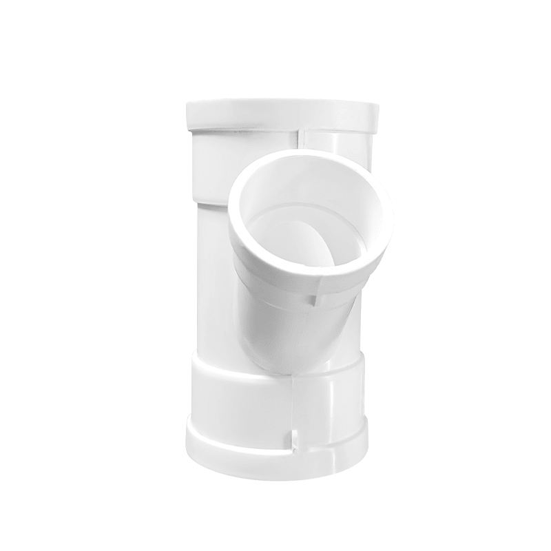 TEE Y C/REDUCCION U-PVC BLANCO FORZZA 75MMX50MM1