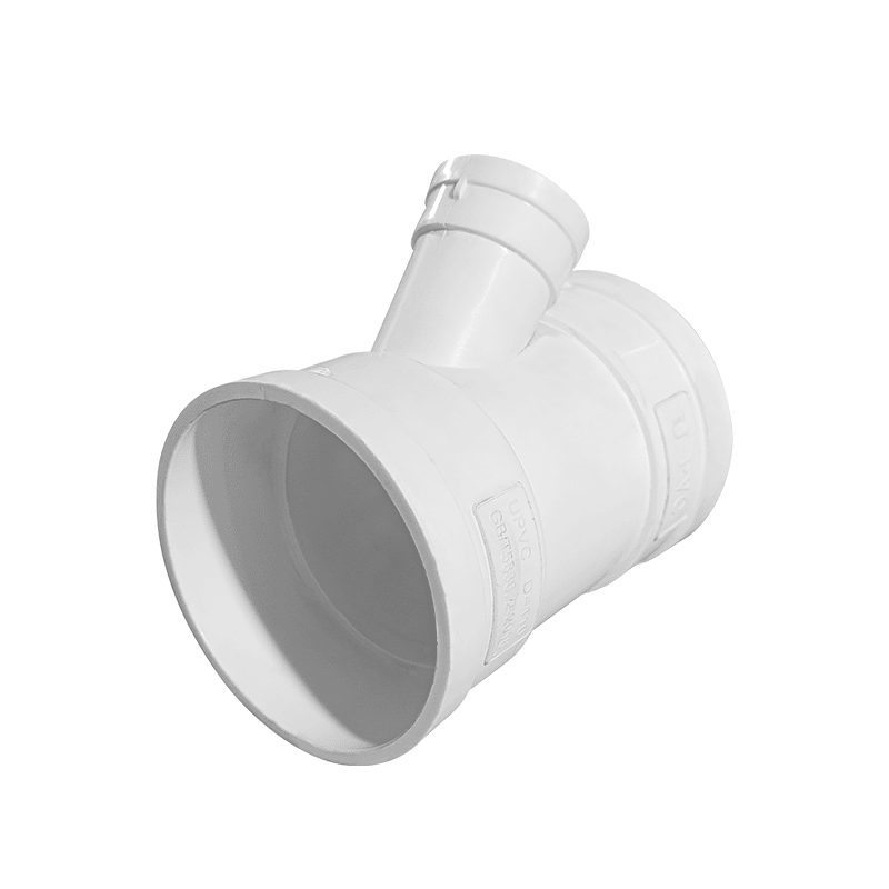 TEE Y C/REDUCCION U-PVC BLANCO 110MMX50MM FORZZA1