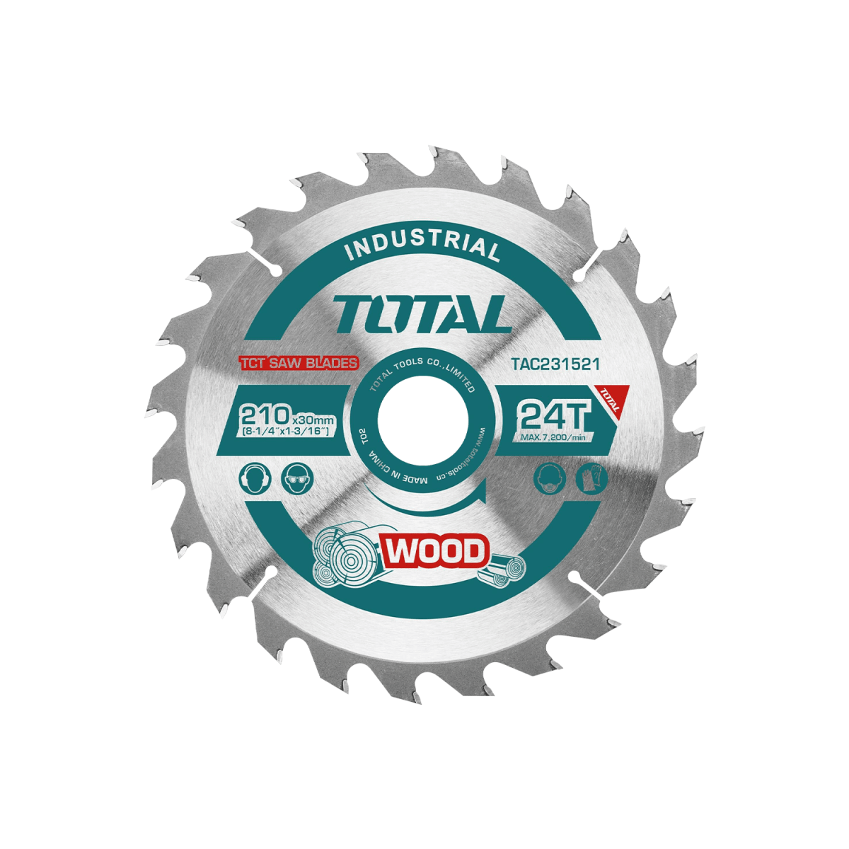 DISCO DE SIERRA CIRCULAR 210 MM TOTAL TAC2315211