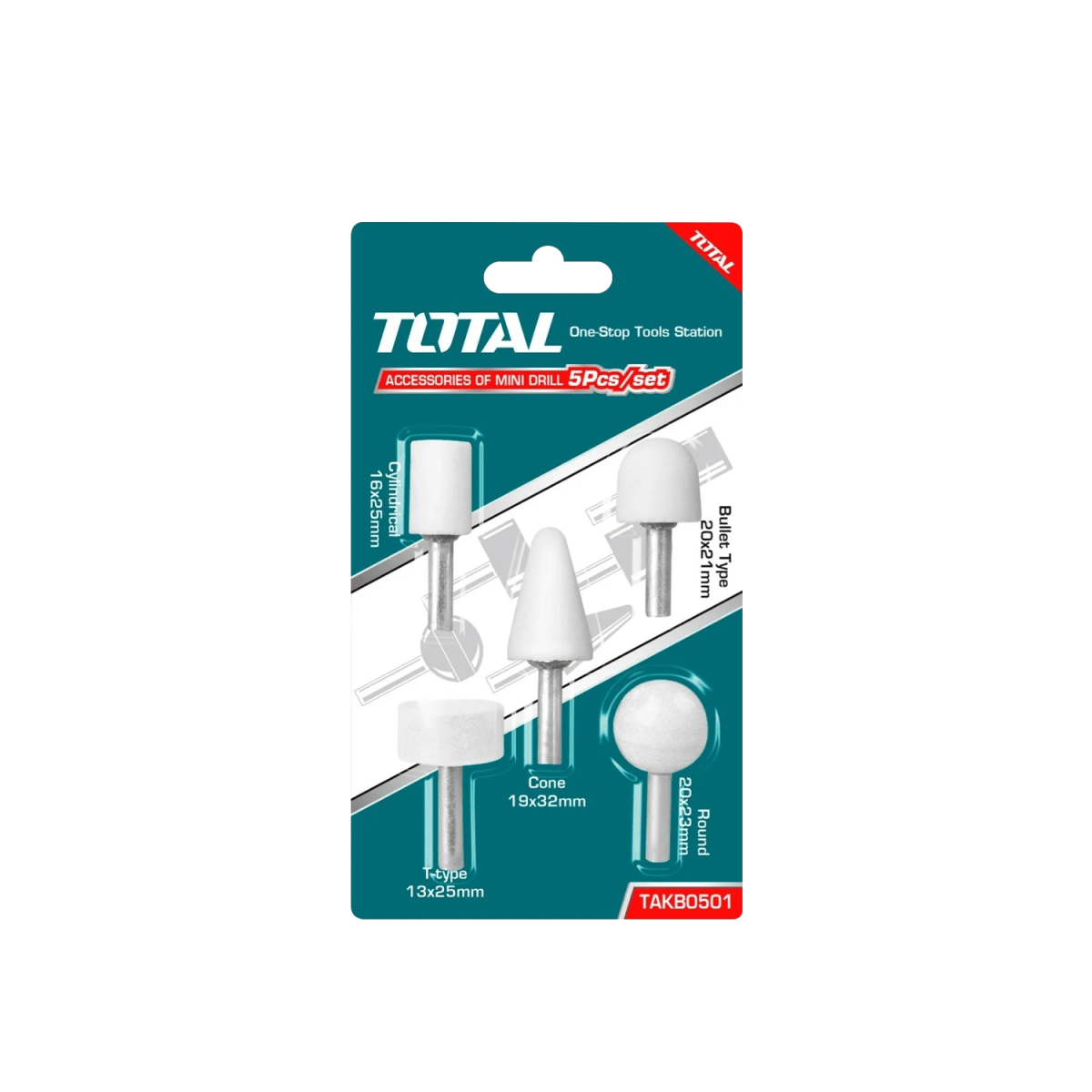 JGO D/ACCESORIOS P/AMOLADORA TOTAL TAKB05011