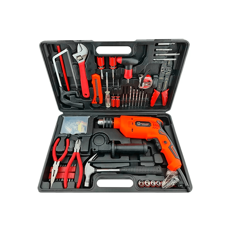 MALETA MULTI HERRAMIENTA TALADRO 650 W - 102 PCS TOYAKI1