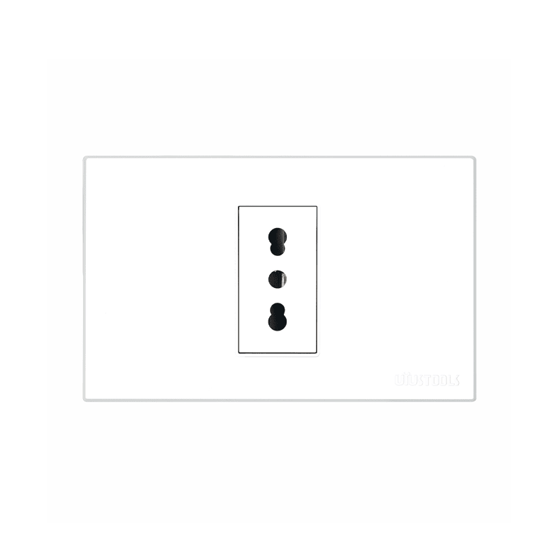 TOMACORRIENTE EMPO. SIMPLE 16A PC-BLANCA1