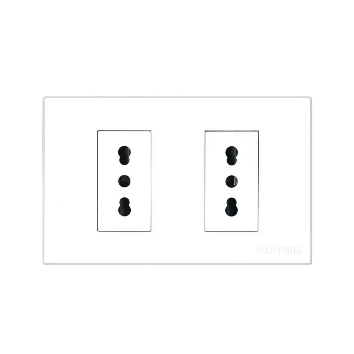 TOMACORRIENTE EMPO DOBLE 16A PC-BLANCA UYUSTOOLS1