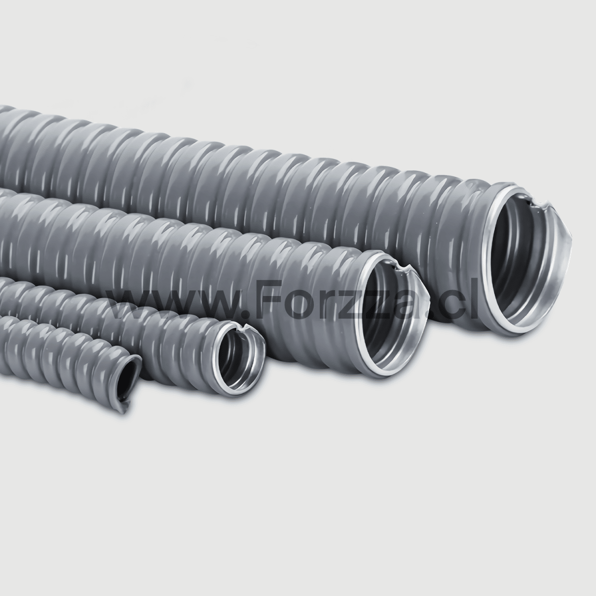 TUBO FLEXIBLE METALICO FORZZA ELEC 1 GRIS1
