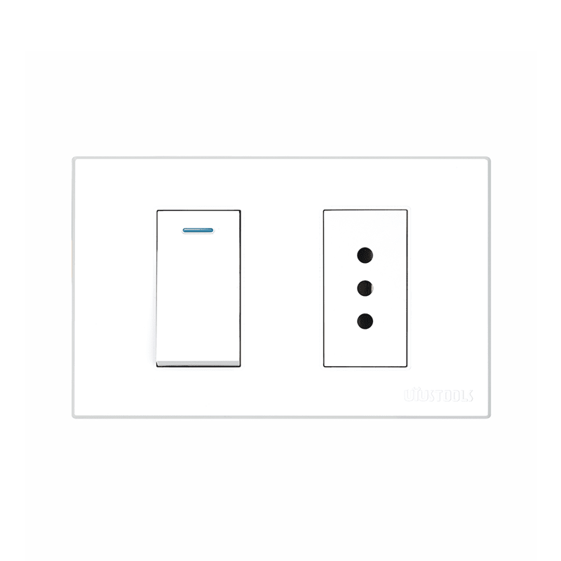 TOMACORRIENTE CON INTERRUPTOR 10A PC-BLANCA UYUSTOOLS1