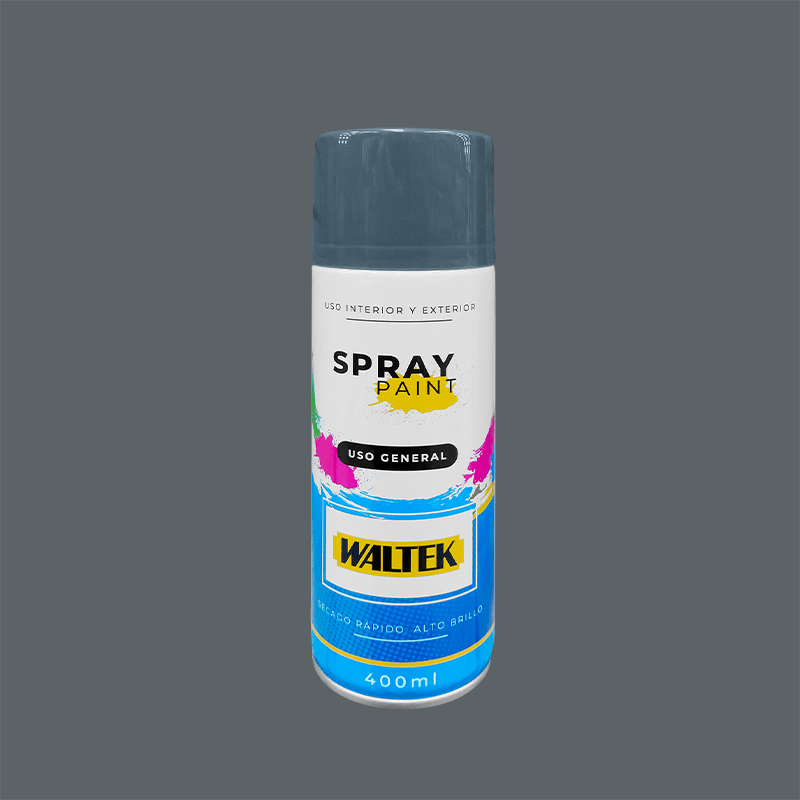 ESMALTE EN AEROSOL GRIS OSCURO 400ML-230G WALTEX1